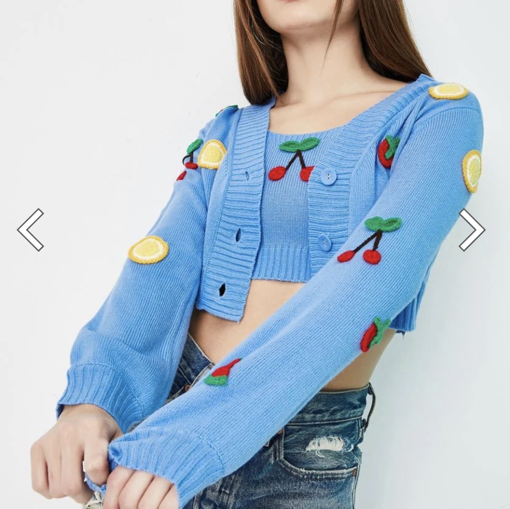 Current Mood Blame it on the Juice sweater set